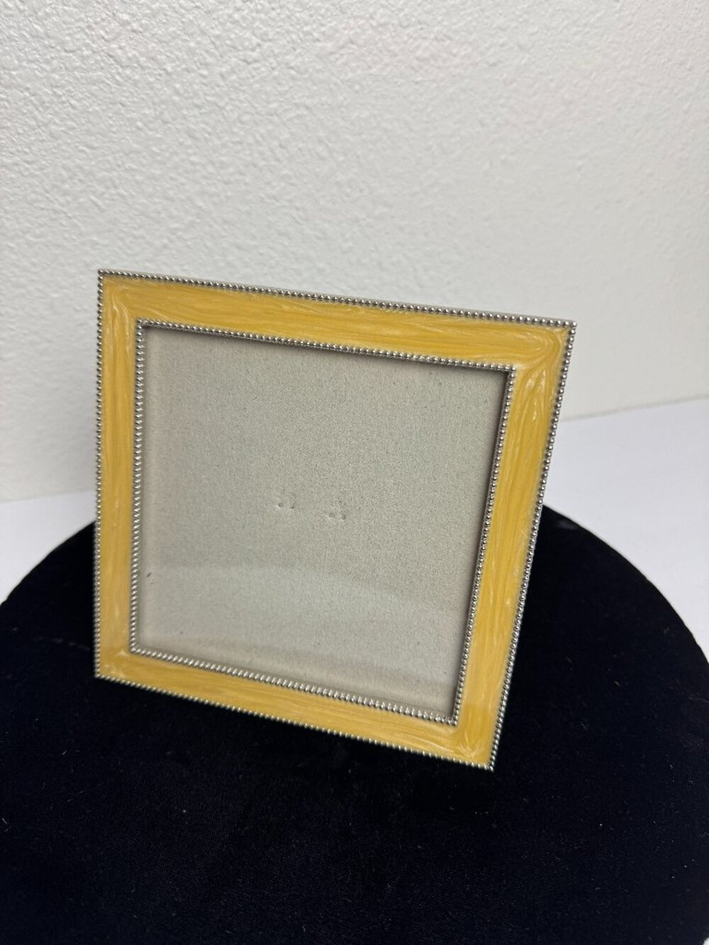 Yellow Pearlized Enamel Photo Frame Trim 6" x 6"